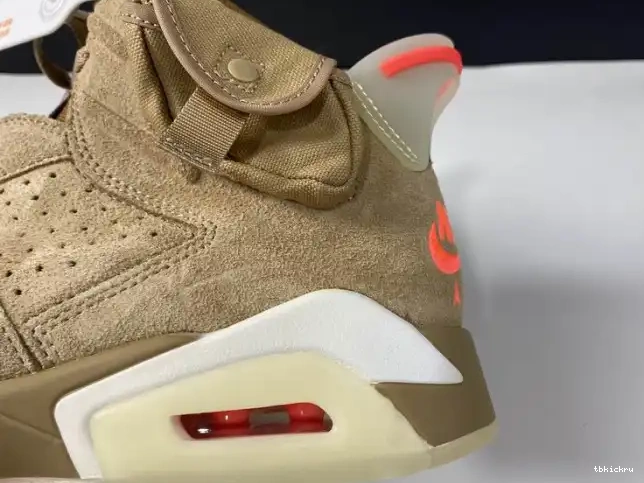 Rep TBK Retro Air 6 DH0690-200 Khaki British Travis Scott Jordan 0518